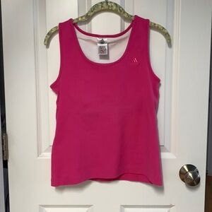 Adidas Ribbed Magenta Tank‎
